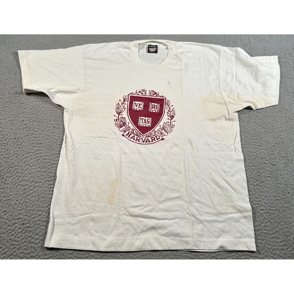 Vintage Screen Stars‎ Harvard University Shirt Adult XL  Single Stitch Graphic